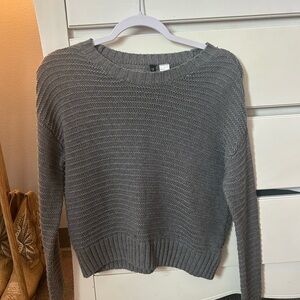H&M Gray Knit Sweater